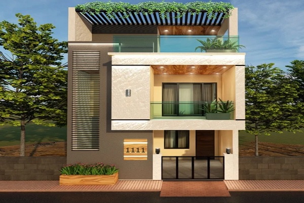 Balcony Style Normal House Elevation Design