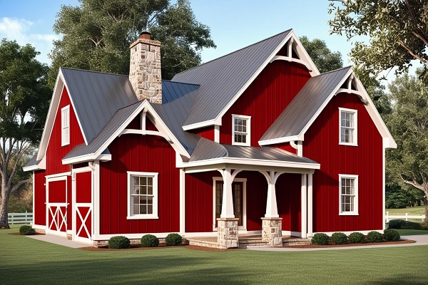 Barn Red Outside House Color