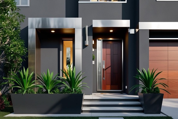 Charcoal Grey Outside house color