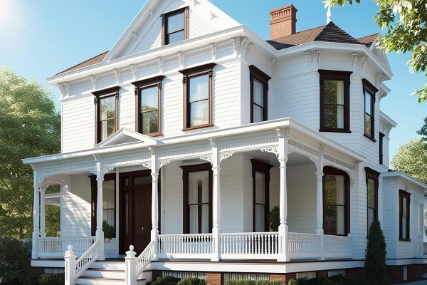 Classic White Outside house color