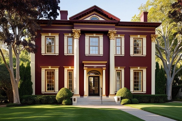 Deep Maroon Exterior home color