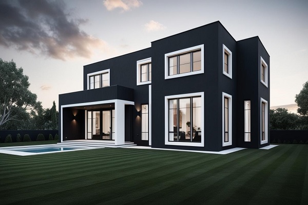 Graphite Grey Exterior Home Color