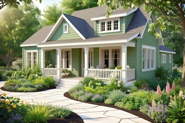 Sage Green Exterior home color