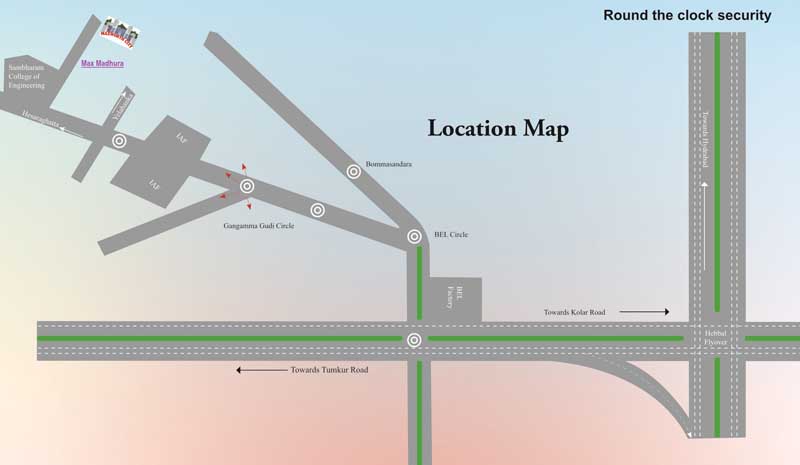 Maxworth Max Madhura Location Map Image