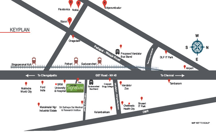 Altitude Signature Villa Location Map Image