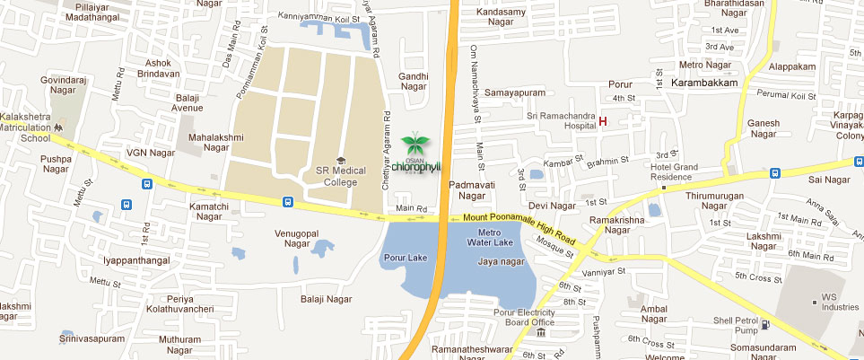 Osian Chlorophyll Location Map Image