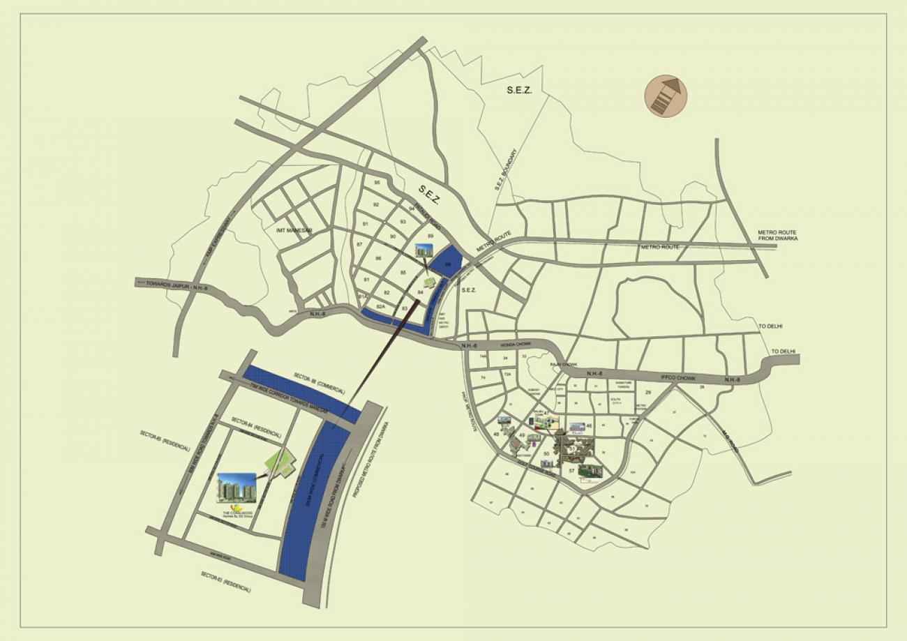 Ss Group The Coralwood Location Map Image