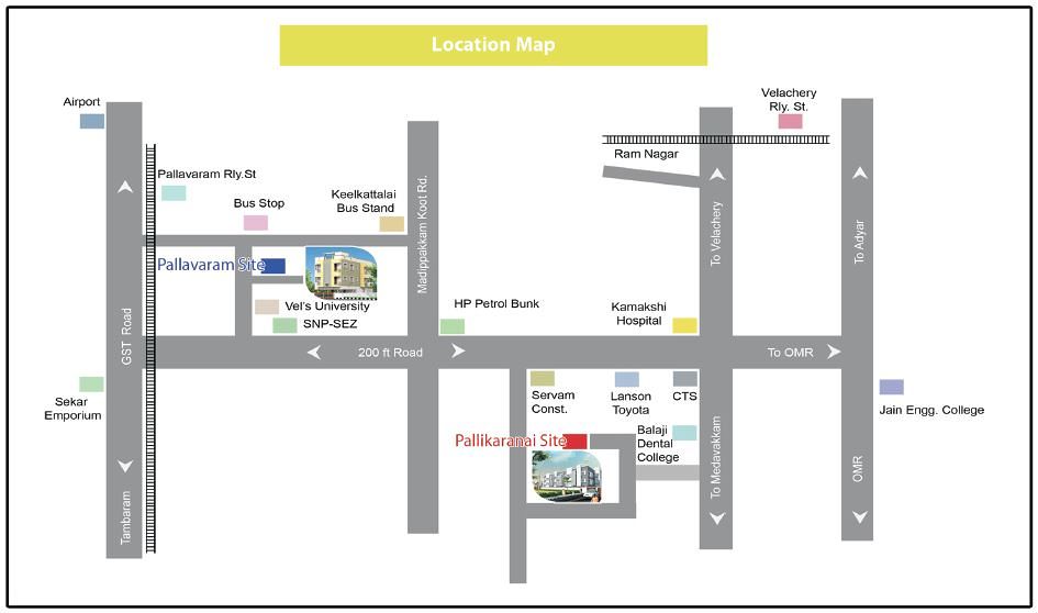 Aadinath Homes Aadinath Imprressions Location Map Image