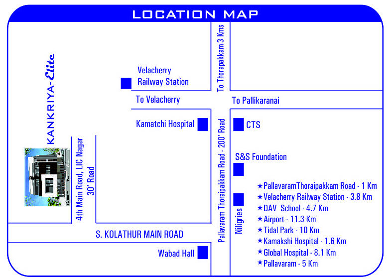 Kankriya Construction Kankriyas Elite Location Map Image