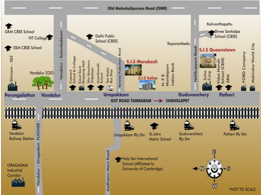 South India Sis Marakesh Location Map Image