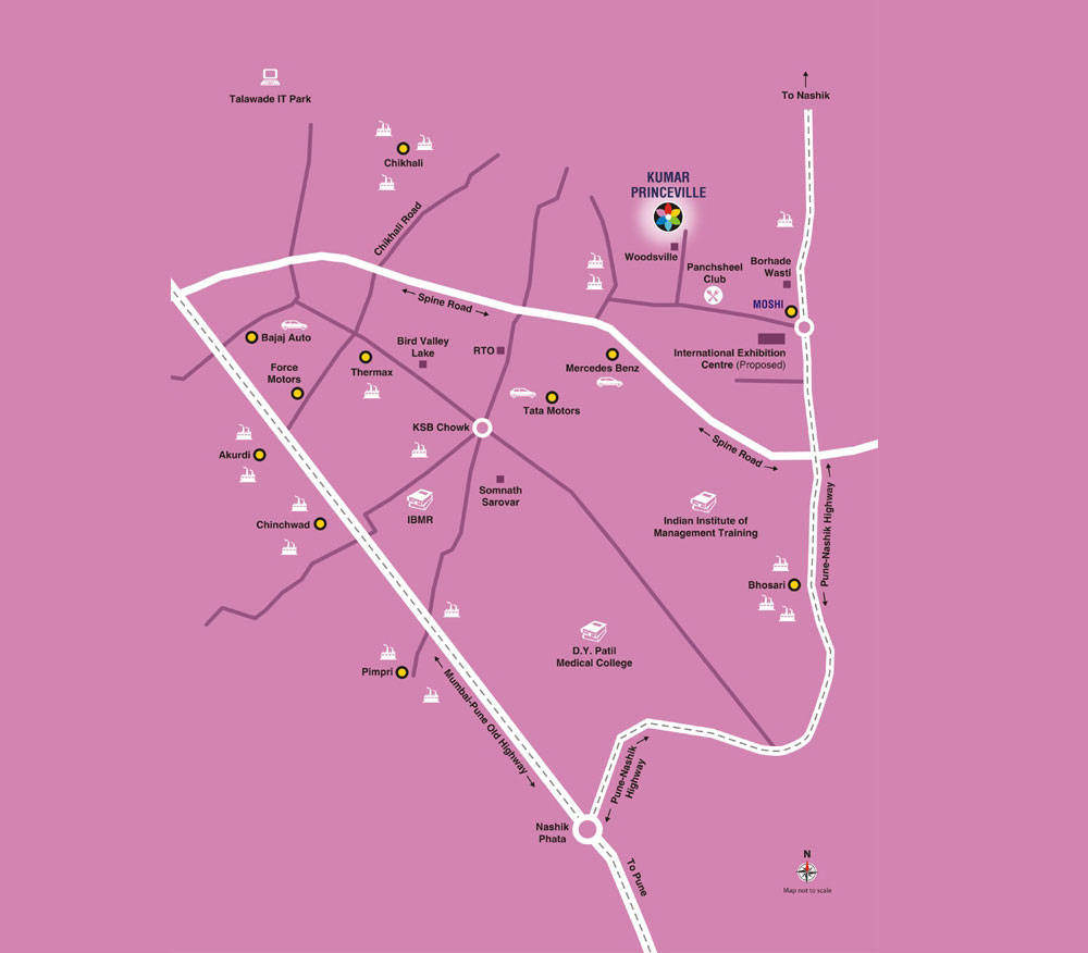 Kumar Princeville Location Map Image