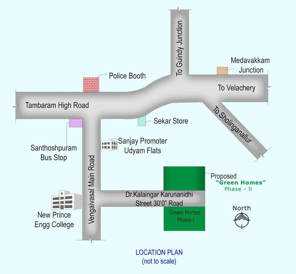 Fairyland Foundations Fairyland Sai Residency Location Map Image