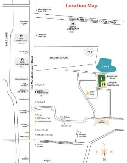  Lakewood Enclave Location Map Image