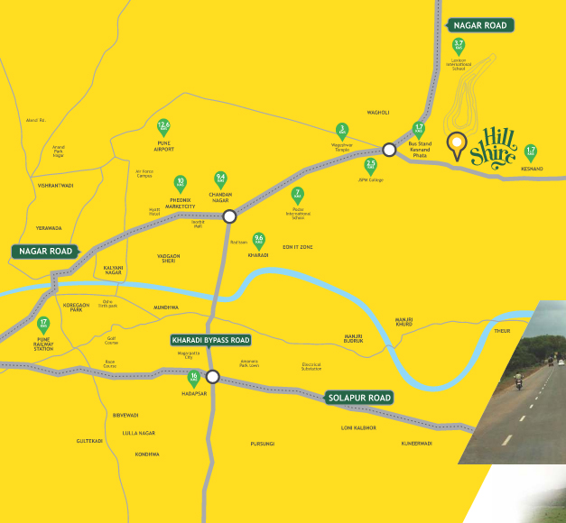 Goel Ganga Hill Shire Location Map Image