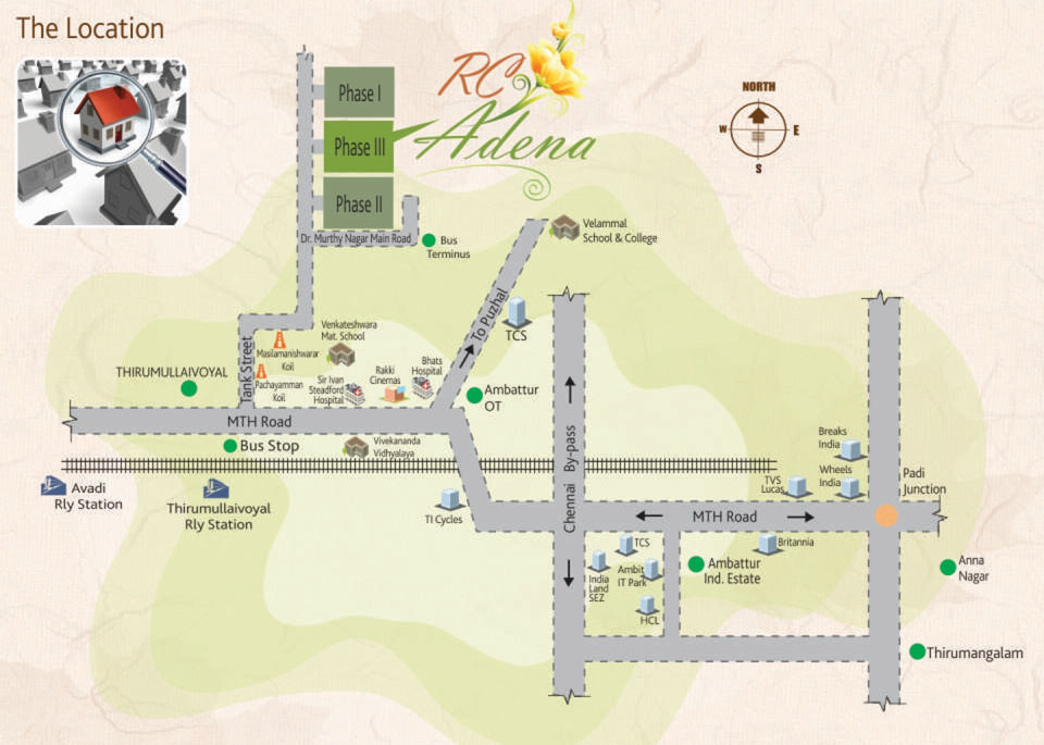 RC Adena Location Map Image