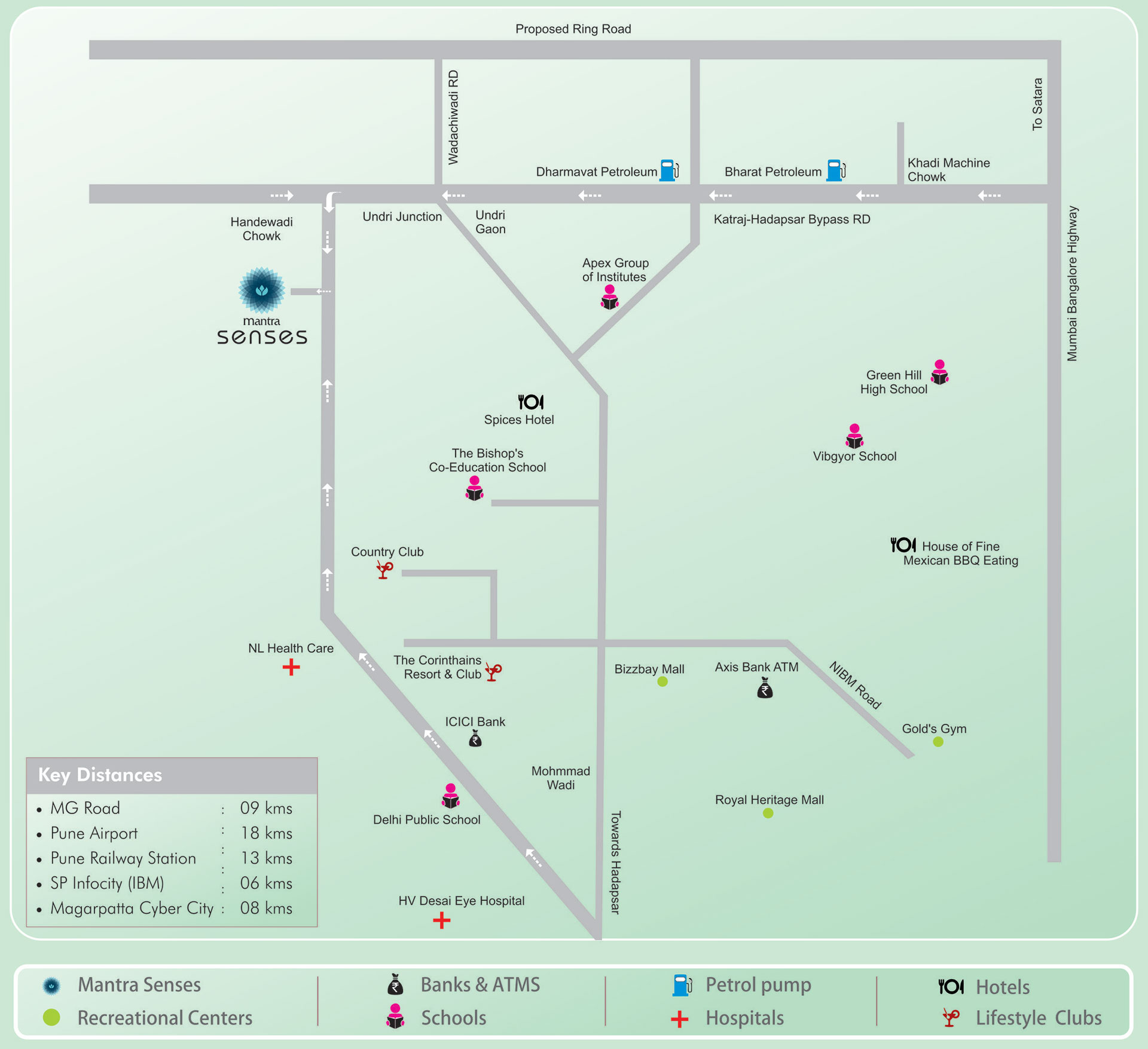 Mantra Senses Location Map Image