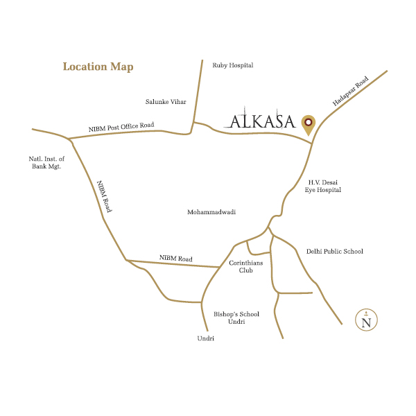 Majestique Alkasa Location Map Image