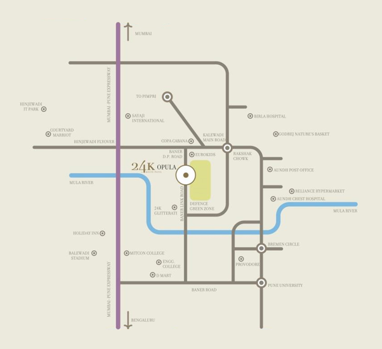 Kolte Patil 24k Opula Location Map Image