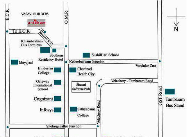 Vasavi Anicham Location Map Image