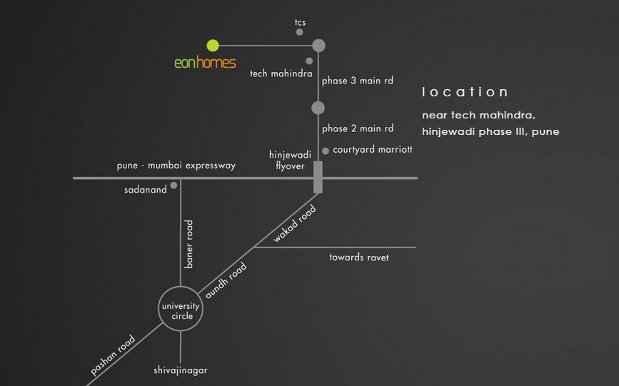 Kasturi Eon Homes Location Map Image