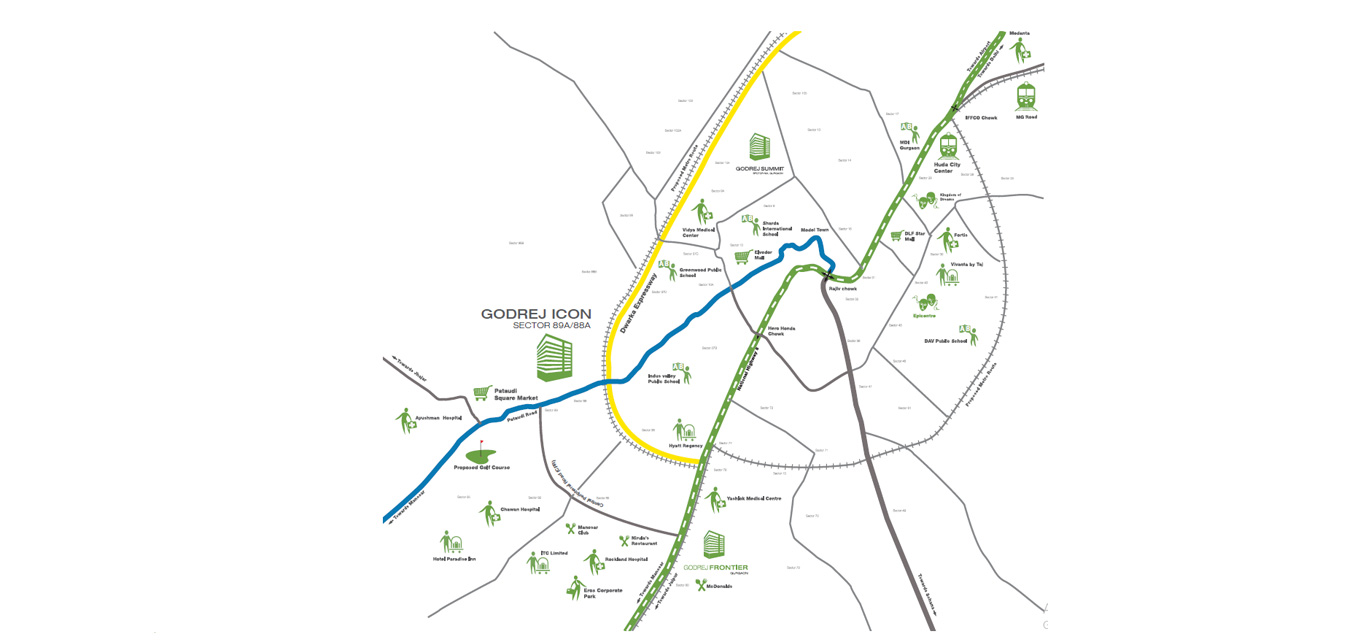 Godrej Icon Location Map Image