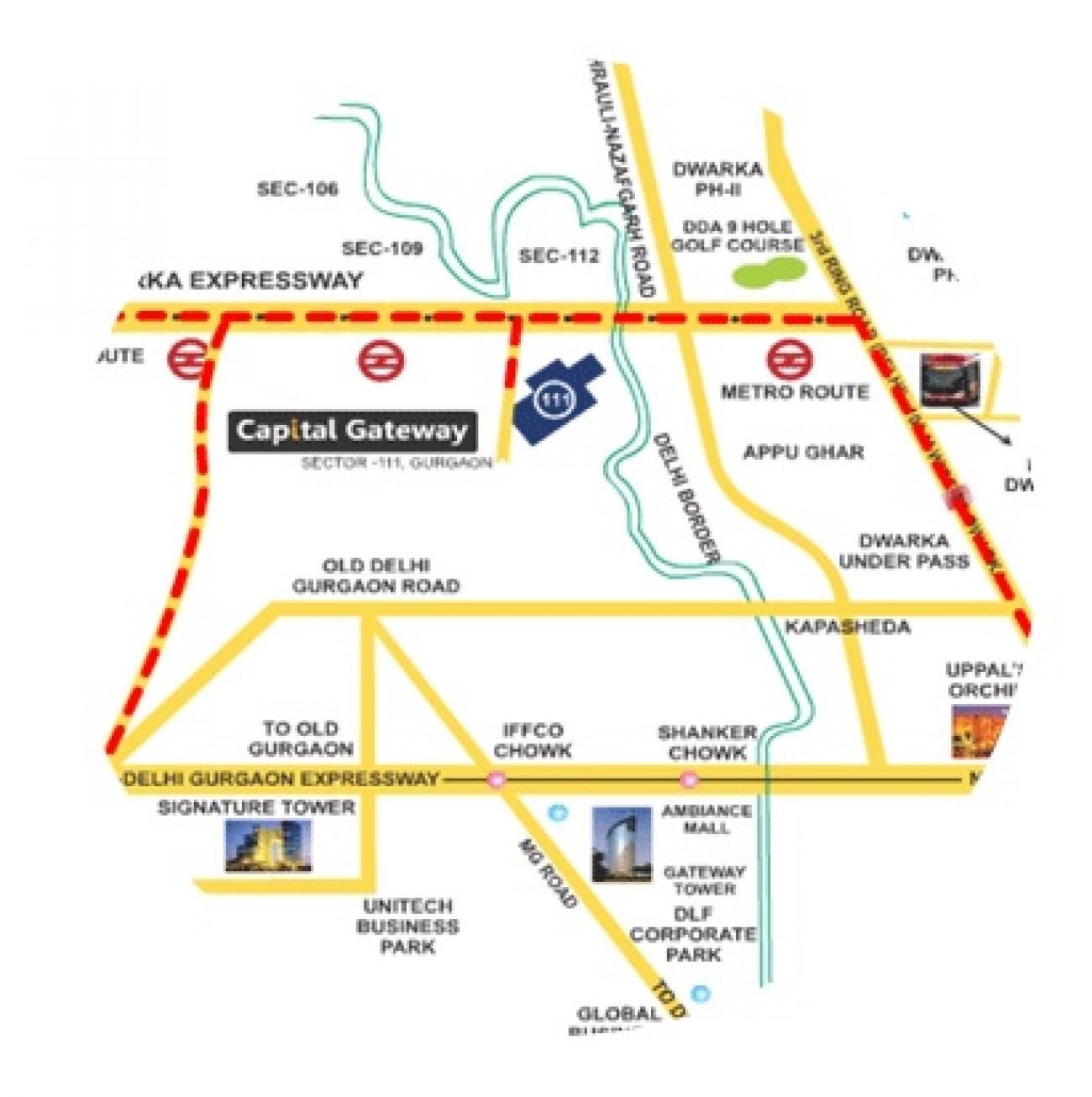 Tashee Capital Gateway Location Map Image
