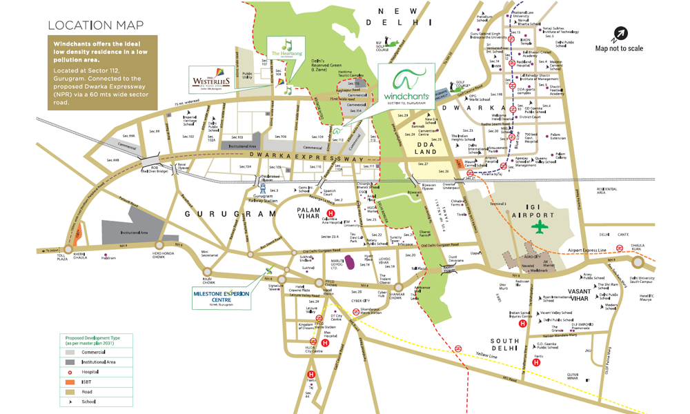 Experion Windchants Location Map Image