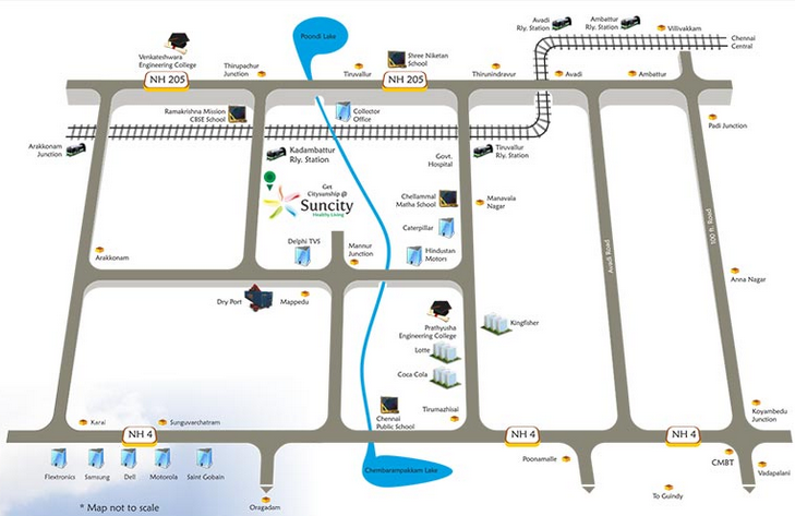 Amarprakash Suncity Location Map Image