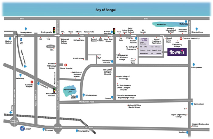  Flowers Location Map Image