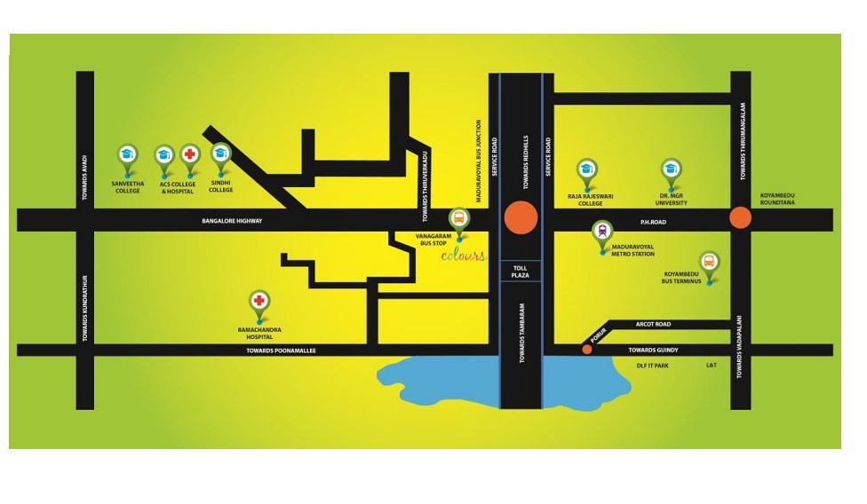 Fomra Colours Location Map Image