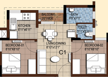 Akshaya Golden Age in Thoraipakkam Chennai - Price, Floor Plan ...