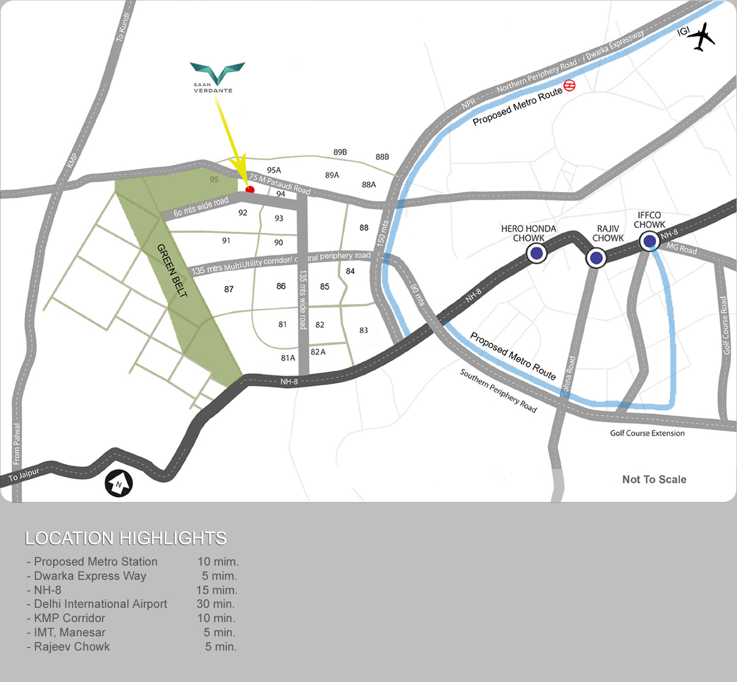 Saan Verdante Location Map Image