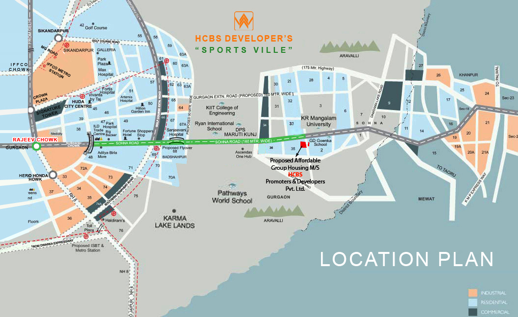 Hcbs Sports Ville Location Map Image