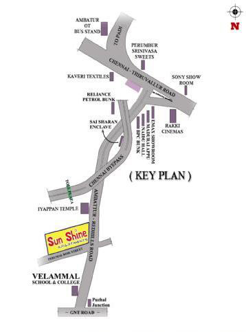  Sunshine Apartment Location Map Image