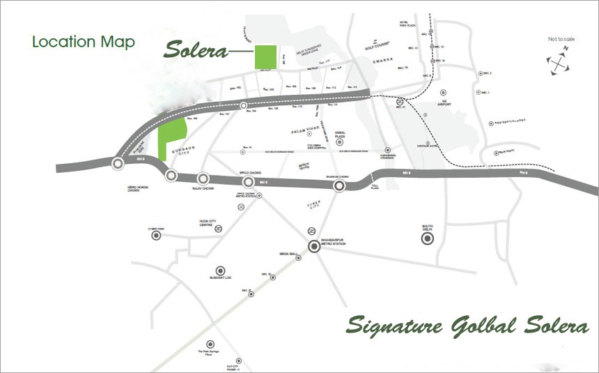 Signature Global Synera Location Map Image
