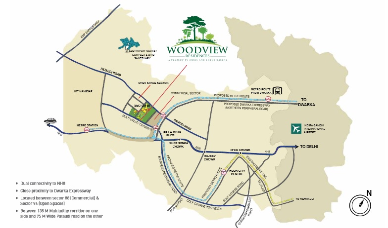 Lotus Woodview Residences Location Map Image