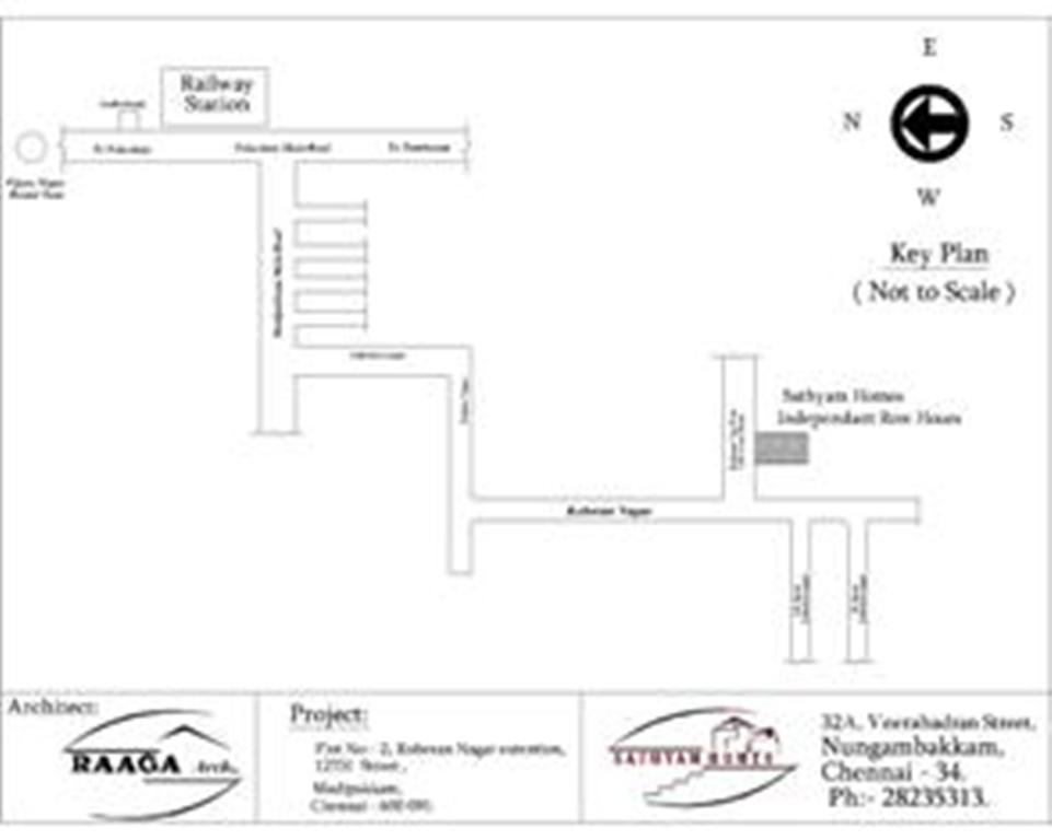 Sathyam Homes Sathyam Kuberan Ganapathy Location Map Image