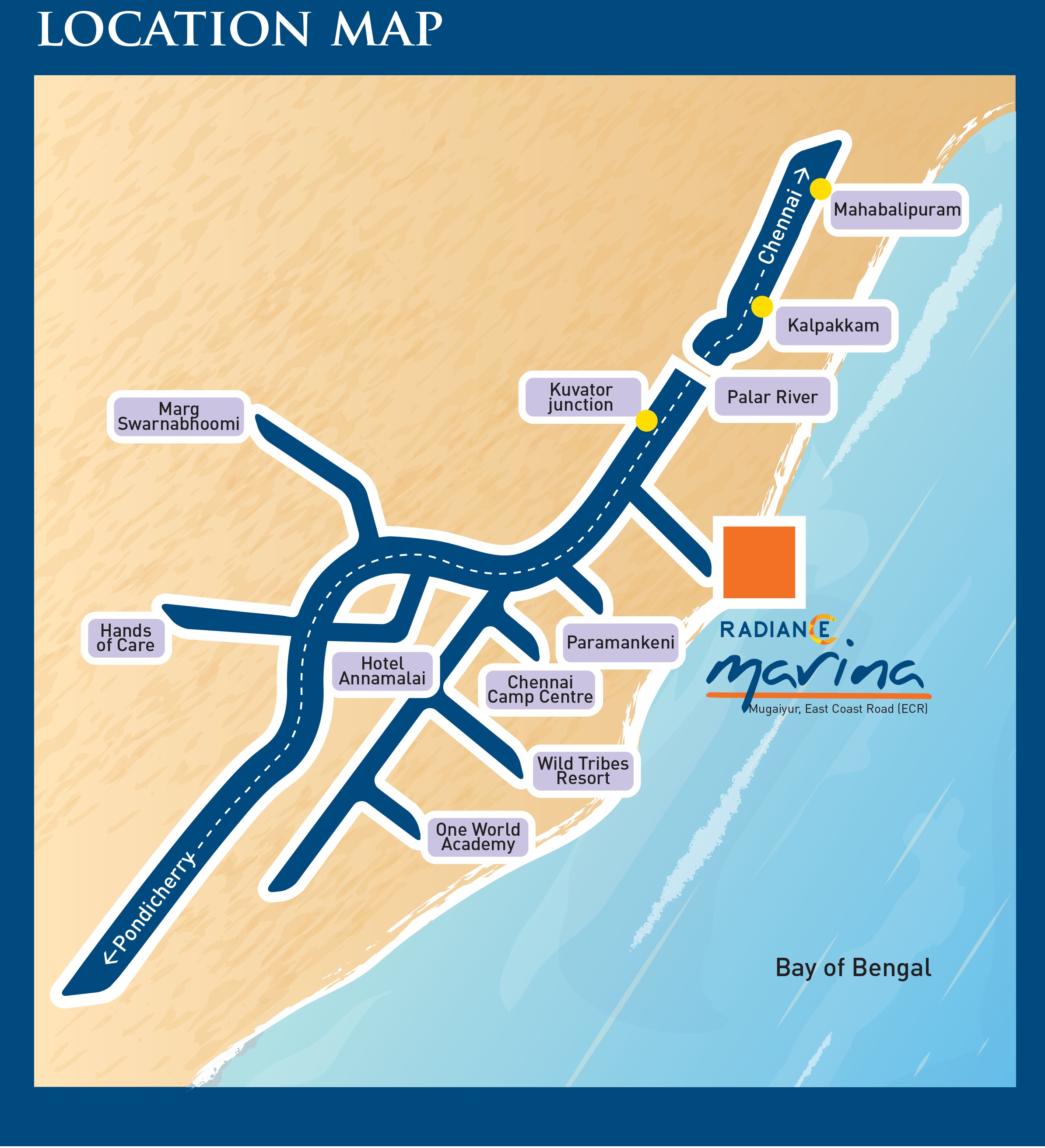 Radiance Marina Location Map Image