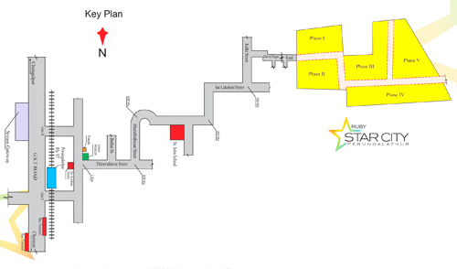 Ruby Star City Location Map Image
