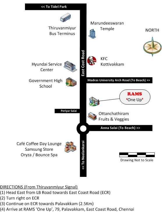  One Up Location Map Image