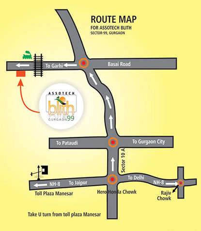 Assotech Blith Location Map Image
