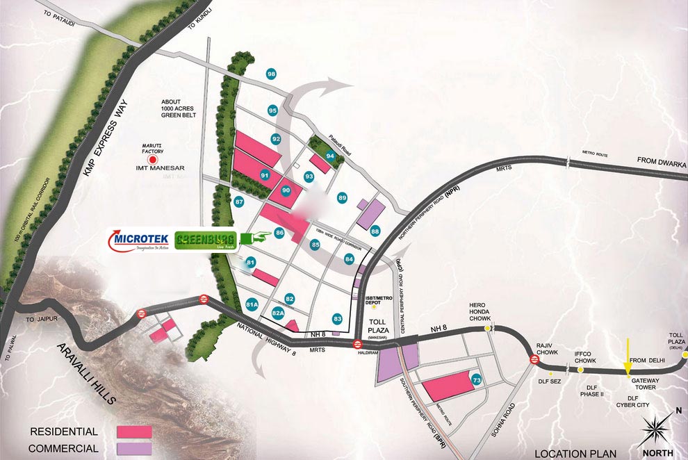 Microtek Greenburg Location Map Image