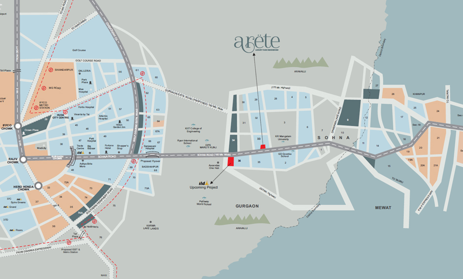 ILD Arete Location Map Image