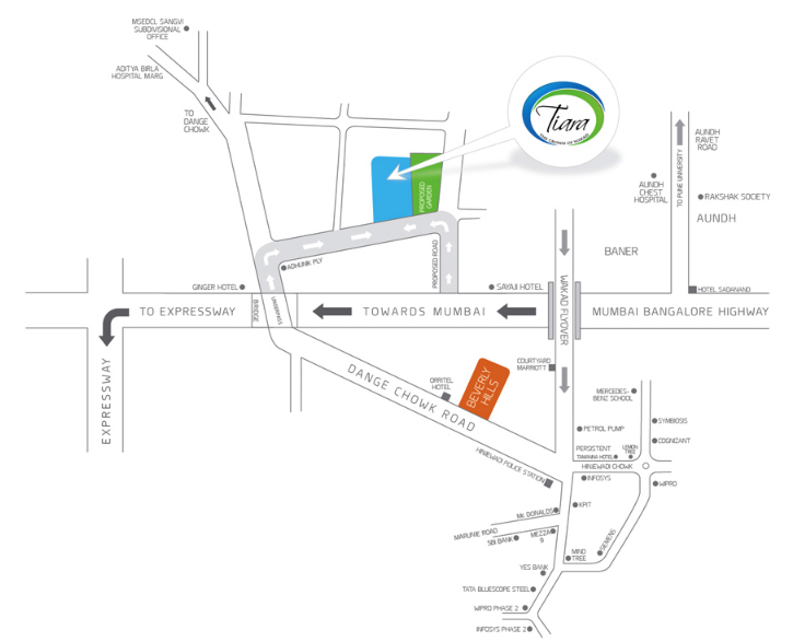 Sheth Tiara Location Map Image