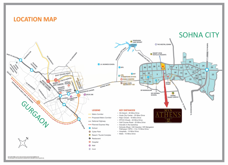 MVN Athens Location Map Image