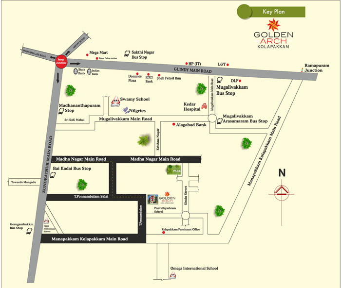 Jkb Golden Arch Location Map Image