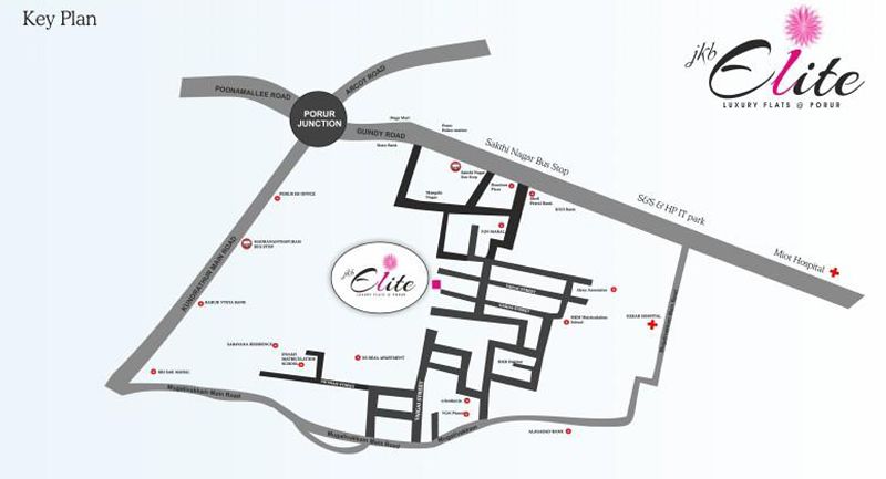 Jkb Elite Location Map Image