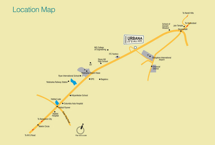 Ozone Urbana Location Map Image
