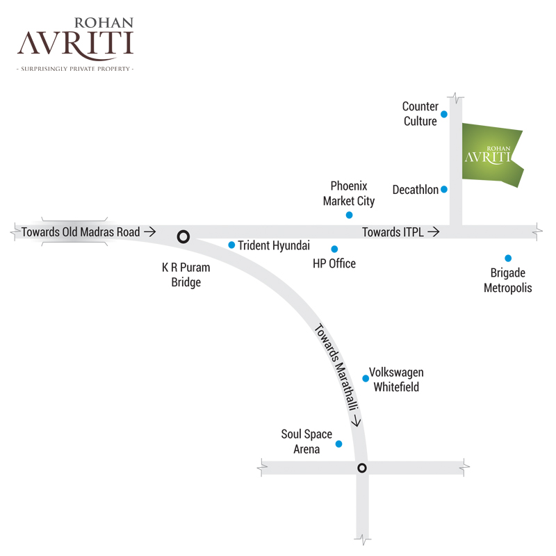 Rohan Avriti Location Map Image
