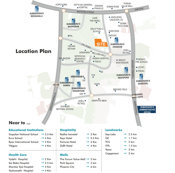 Sumadhura Silver Ripples Location Map Image